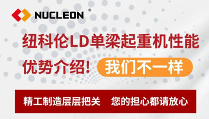 紐科倫LD單梁起重機(jī)性能優(yōu)勢(shì)介紹！我們不一樣
